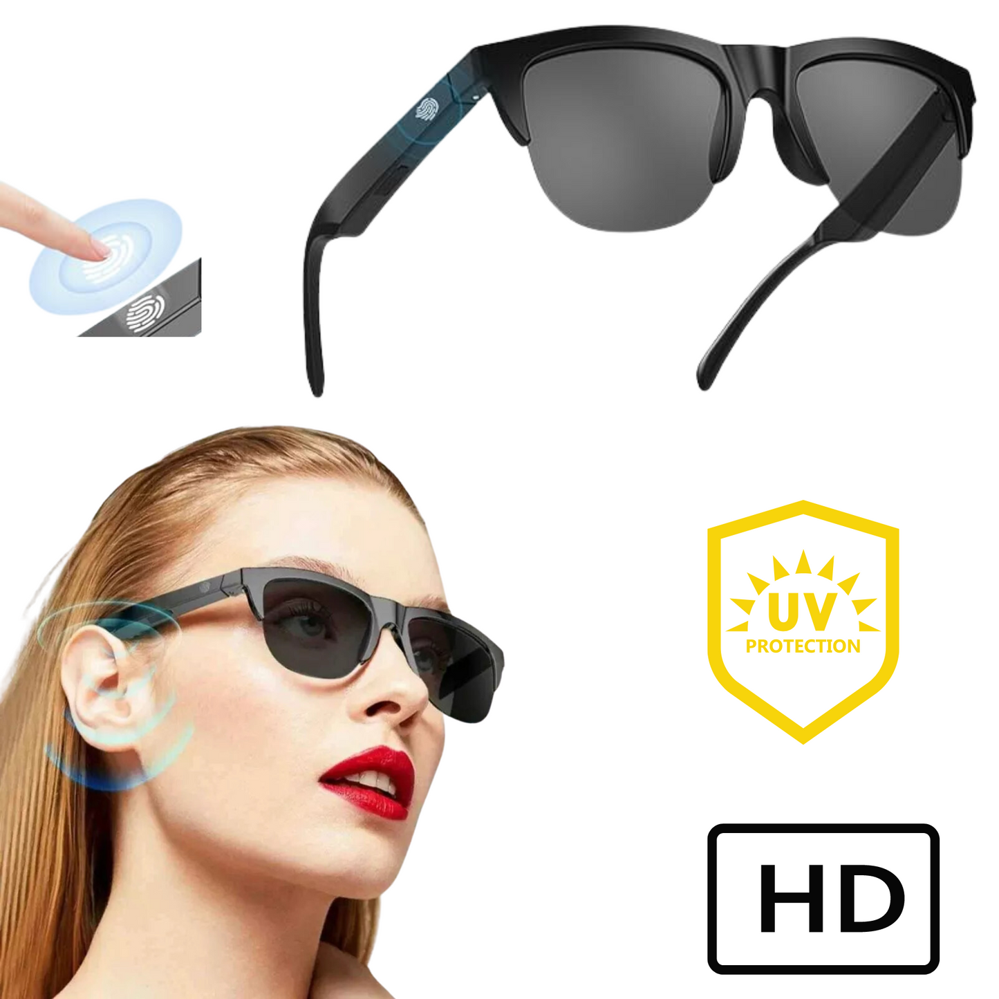 Lentes Inteligentes Bluetooth